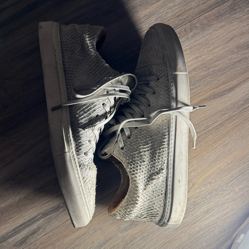 John Varvatos Gray Sneakers